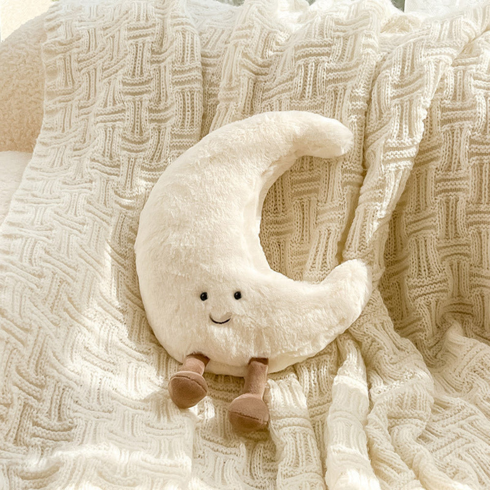Celestial Throw Pillow Set Sun and Moon Design Decorative Cushion Cover 19x19 Inch Soft Cotton Polyester for Couch Bed Meditation Room Kids | Thomler