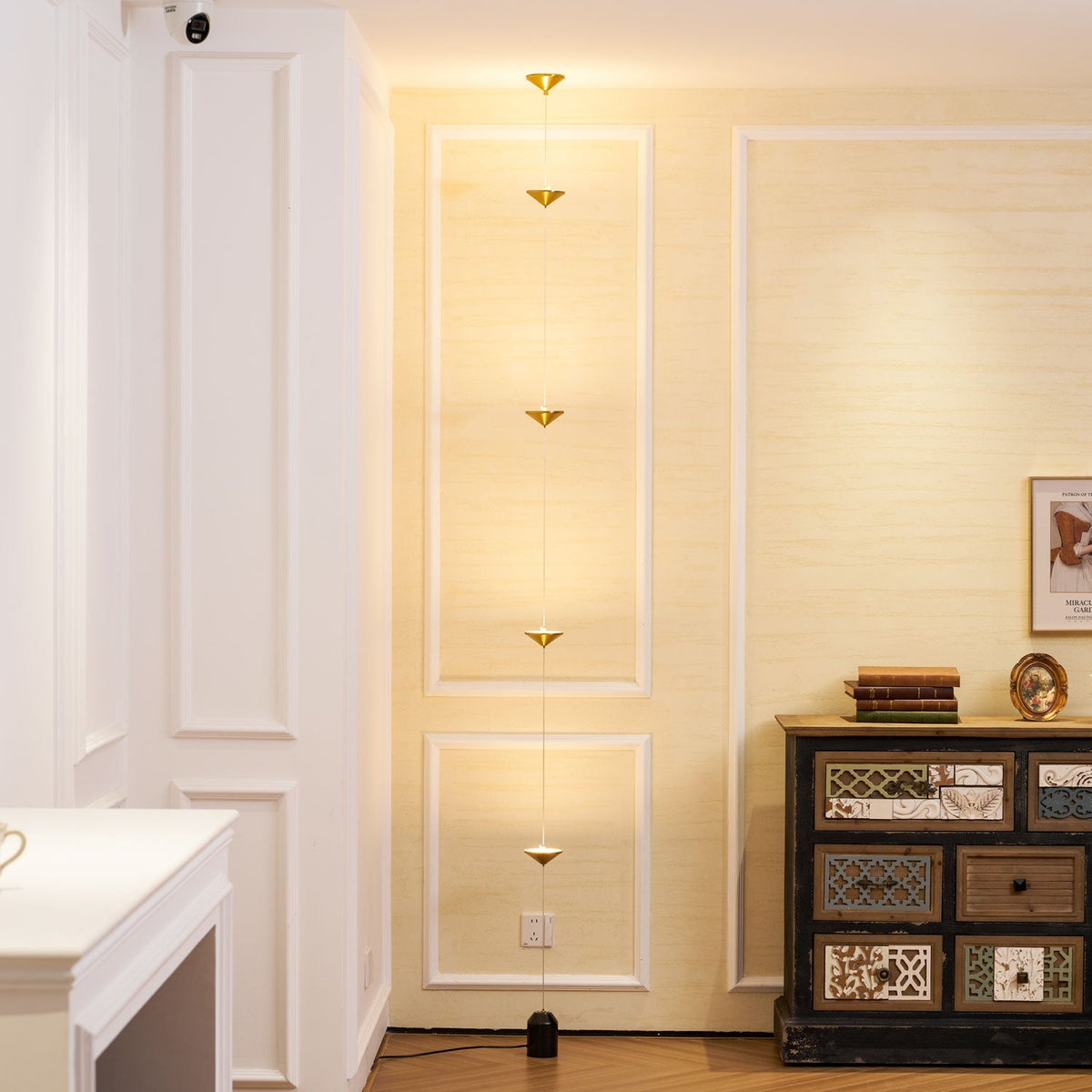 Lámpara de pie LED con contrapeso de mármol y cable de tracción ajustable para sala de estar, dormitorio, rincón de lectura, decoración moderna del hogar, iluminación ambiental y de trabajo