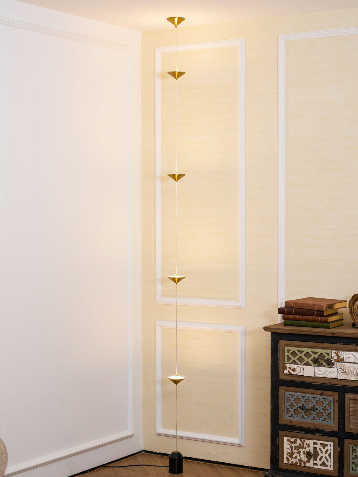 Lámpara de pie LED con contrapeso de mármol y cable de tracción ajustable para sala de estar, dormitorio, rincón de lectura, decoración moderna del hogar, iluminación ambiental y de trabajo