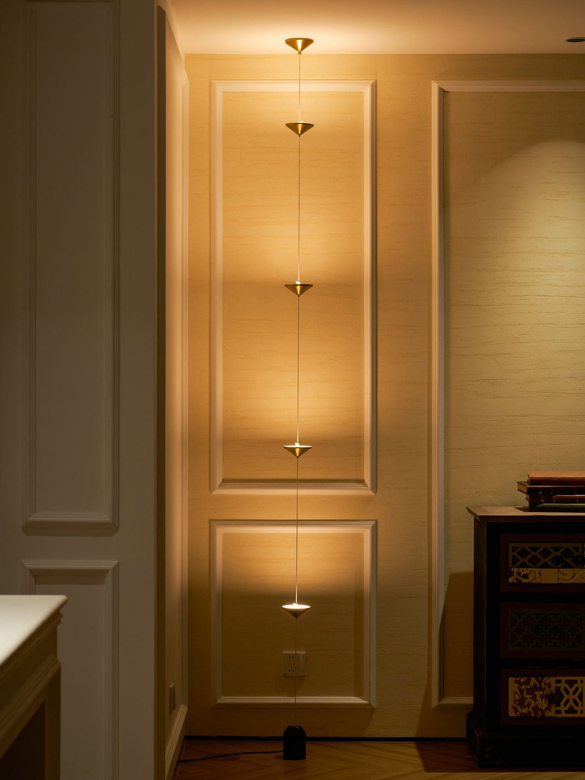 Lámpara de pie LED con contrapeso de mármol y cable de tracción ajustable para sala de estar, dormitorio, rincón de lectura, decoración moderna del hogar, iluminación ambiental y de trabajo
