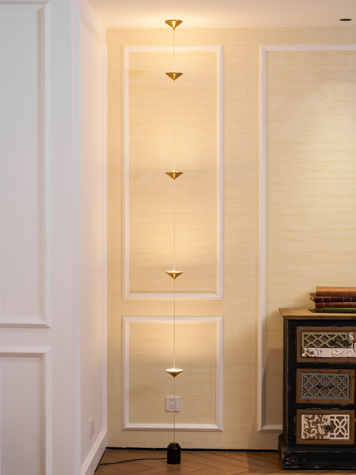 Lámpara de pie LED con contrapeso de mármol y cable de tracción ajustable para sala de estar, dormitorio, rincón de lectura, decoración moderna del hogar, iluminación ambiental y de trabajo