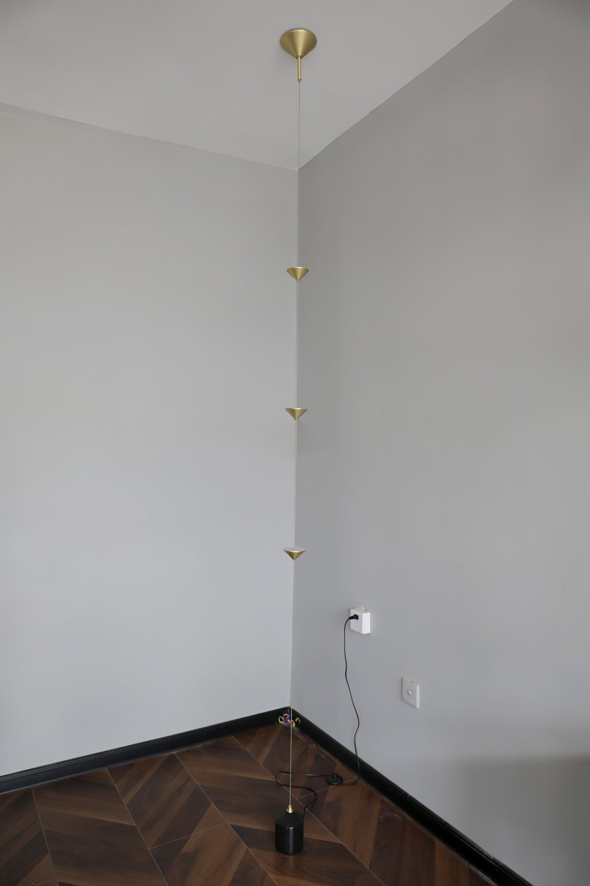 Lámpara de pie LED con contrapeso de mármol y cable de tracción ajustable para sala de estar, dormitorio, rincón de lectura, decoración moderna del hogar, iluminación ambiental y de trabajo