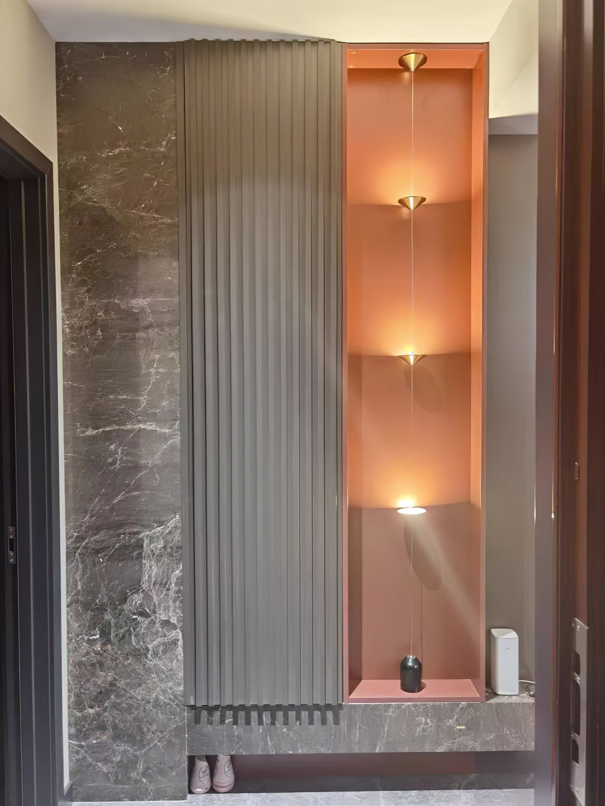 Lámpara de pie LED con contrapeso de mármol y cable de tracción ajustable para sala de estar, dormitorio, rincón de lectura, decoración moderna del hogar, iluminación ambiental y de trabajo