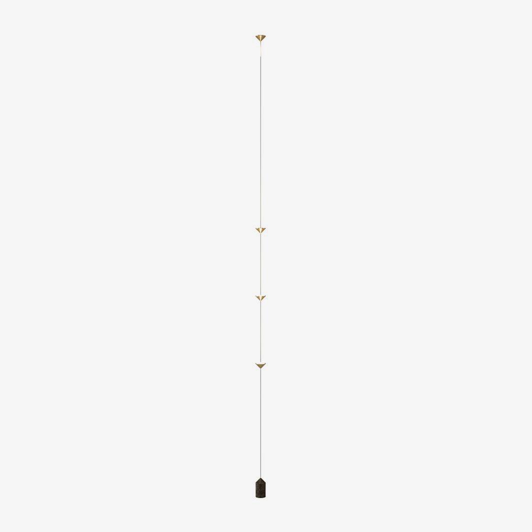 Lámpara de pie LED con contrapeso de mármol y cable de tracción ajustable para sala de estar, dormitorio, rincón de lectura, decoración moderna del hogar, iluminación ambiental y de trabajo