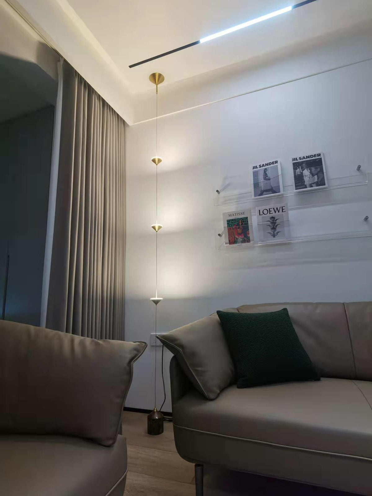 Lámpara de pie LED con contrapeso de mármol y cable de tracción ajustable para sala de estar, dormitorio, rincón de lectura, decoración moderna del hogar, iluminación ambiental y de trabajo