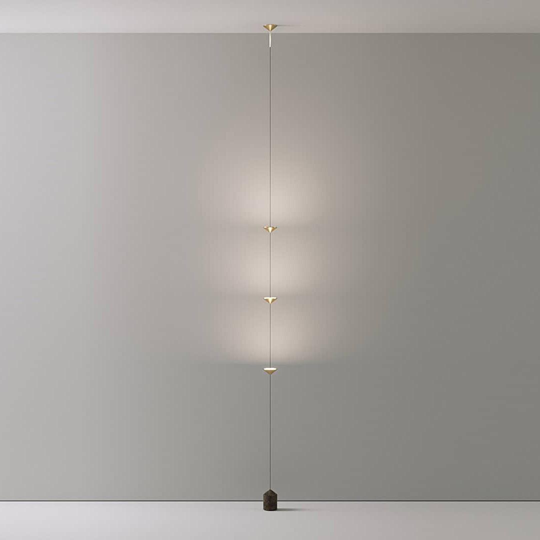 Lámpara de pie LED con contrapeso de mármol y cable de tracción ajustable para sala de estar, dormitorio, rincón de lectura, decoración moderna del hogar, iluminación ambiental y de trabajo