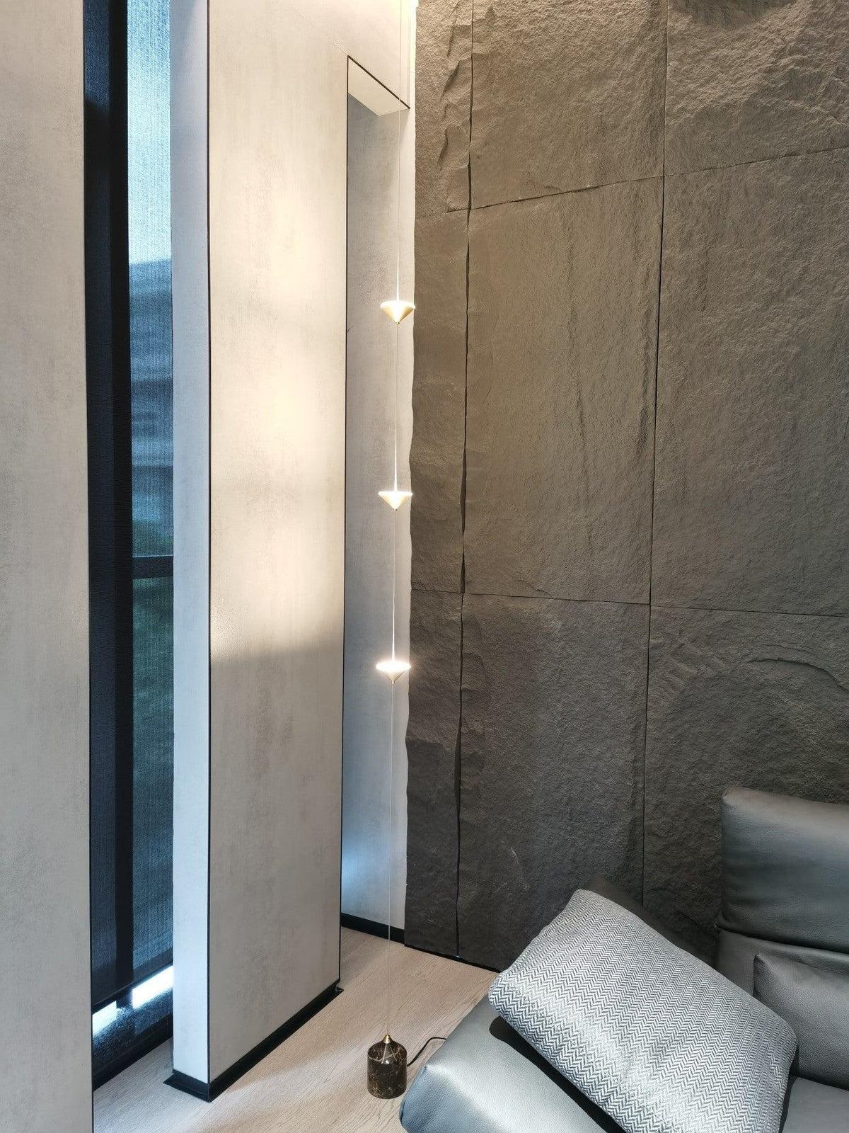 Lámpara de pie LED con contrapeso de mármol y cable de tracción ajustable para sala de estar, dormitorio, rincón de lectura, decoración moderna del hogar, iluminación ambiental y de trabajo