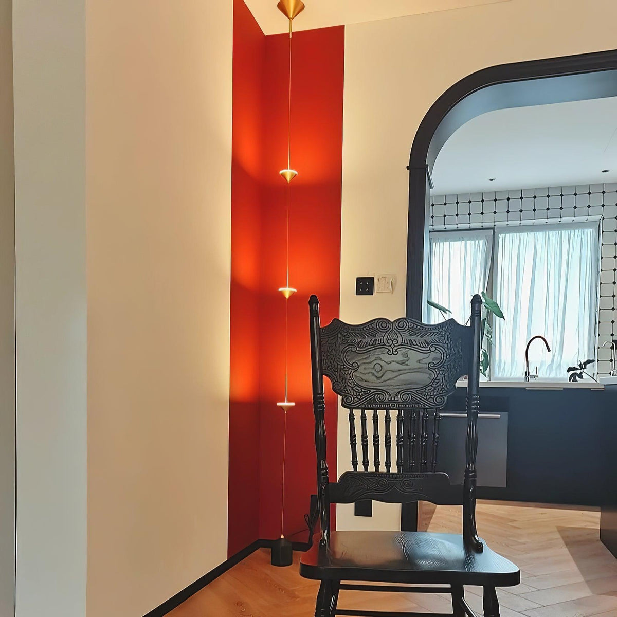 Lámpara de pie LED con contrapeso de mármol y cable de tracción ajustable para sala de estar, dormitorio, rincón de lectura, decoración moderna del hogar, iluminación ambiental y de trabajo