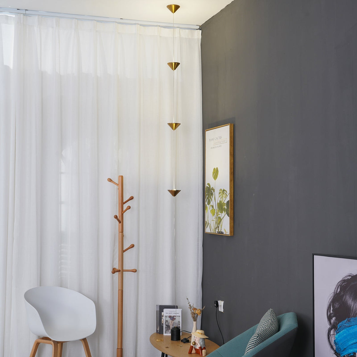 Lámpara de pie LED con contrapeso de mármol y cable de tracción ajustable para sala de estar, dormitorio, rincón de lectura, decoración moderna del hogar, iluminación ambiental y de trabajo