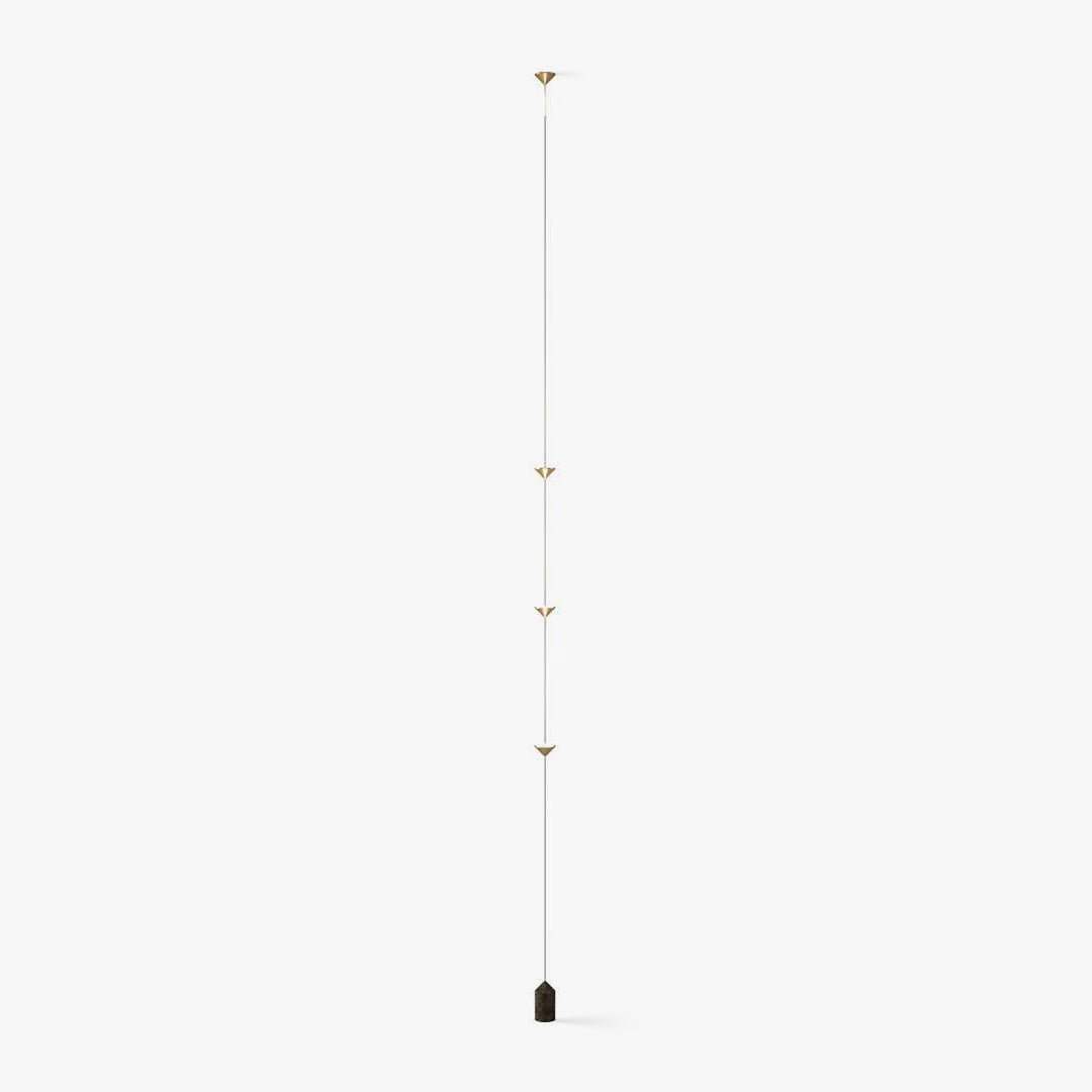 Lámpara de pie LED con contrapeso de mármol y cable de tracción ajustable para sala de estar, dormitorio, rincón de lectura, decoración moderna del hogar, iluminación ambiental y de trabajo