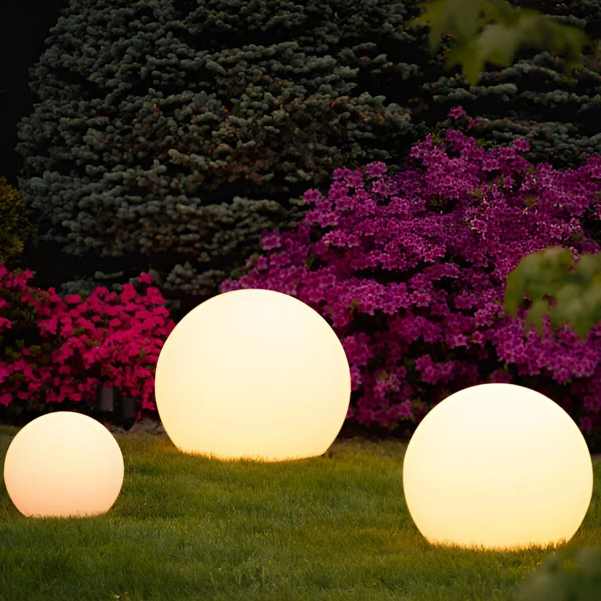 Oplaadbare led-bollamp voor binnen en buiten – Draadloze kleurveranderende wereldbollamp voor terras, tuin, vlonder & evenementen