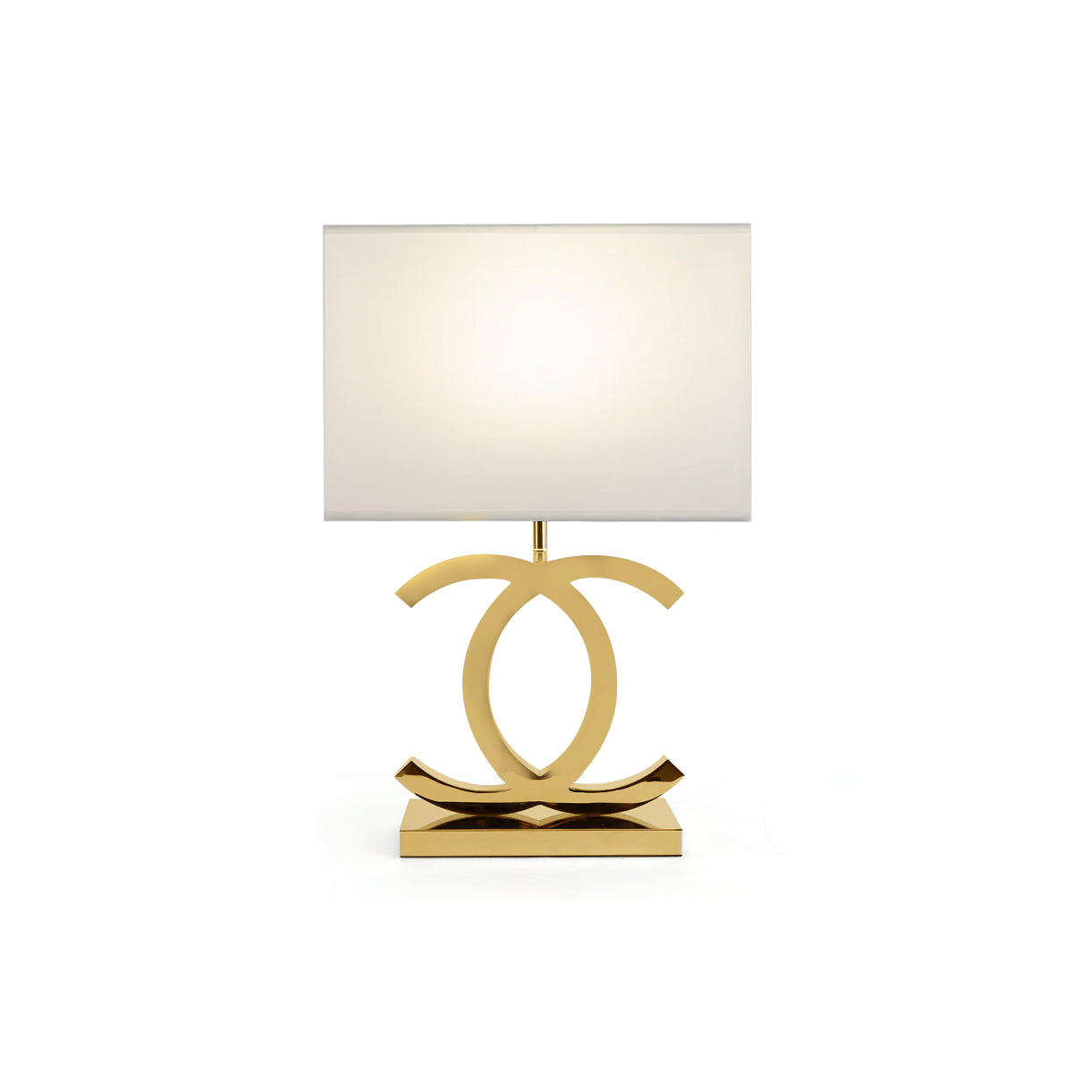 Metal Desk Lamp with Cloth Drum Shade – Contemporary Accent Light for Bedside, Office & Den – Push-Button Control – 24 in Tall | Thomler