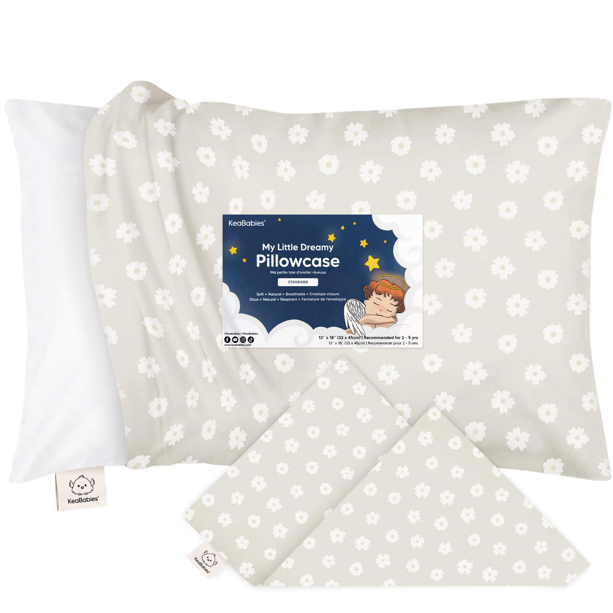 Printed Toddler Pillowcase 13X18"