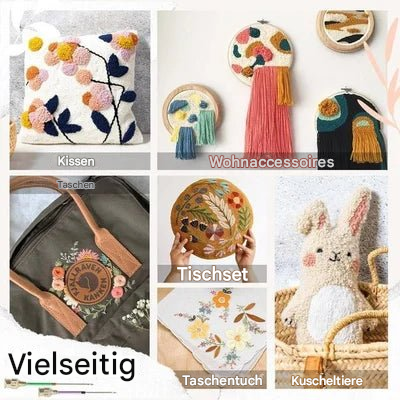 Verwisselbare borduurnaaldenset met kleurgecodeerde punten voor nauwkeurig stikwerk en kruissteekhobby's | Thomler