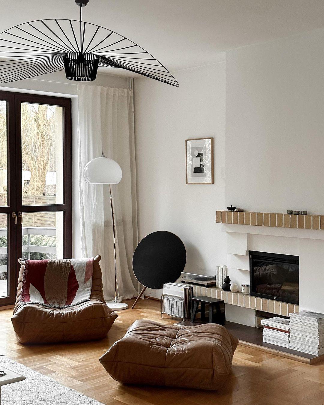 Oversized Woven Ceiling Fixture 47 in Black for Dining & Living Rooms Statement Lighting Above Tables Modern Handcrafted Fiber Shade | Thomler