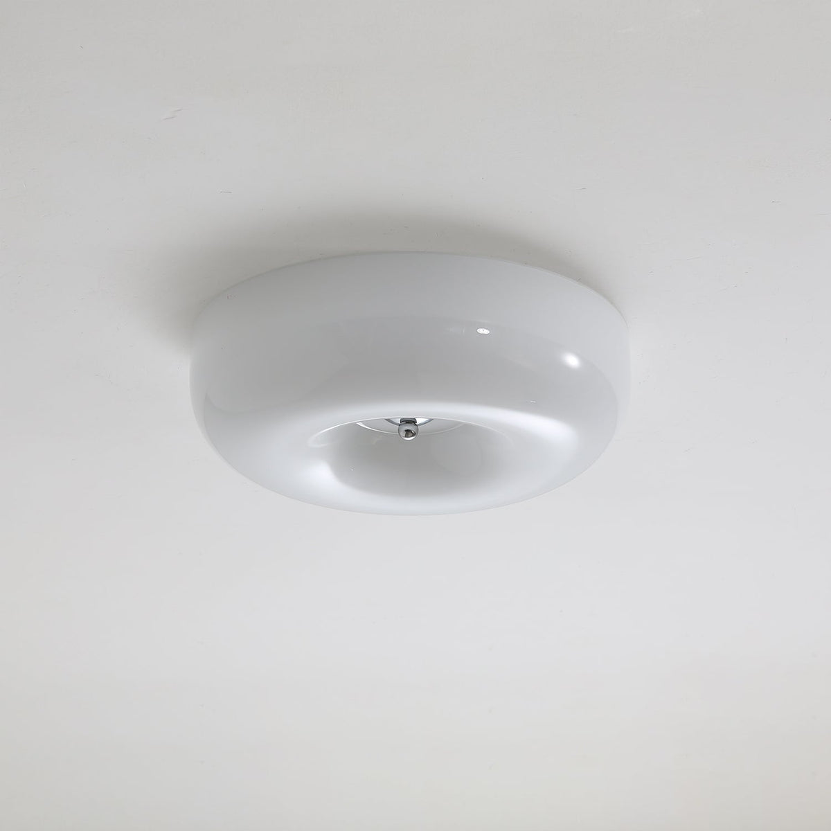 Modern Glass LED Flush Mount Light with Adjustable Color Temperature for Bedroom, Entryway, and Small Spaces | Thomler