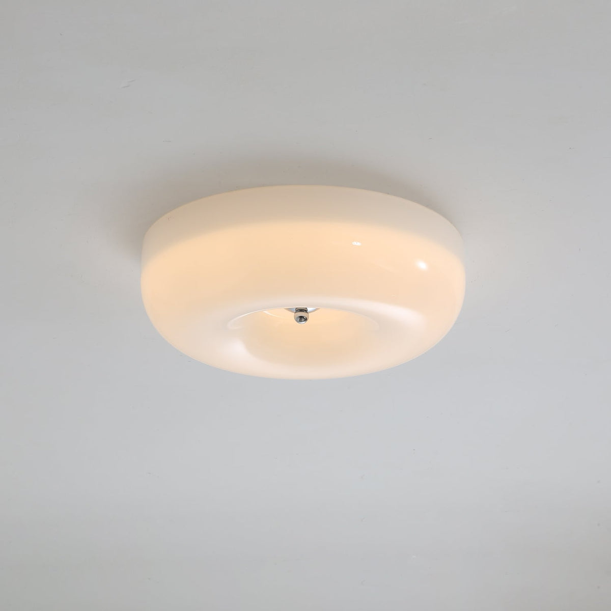Modern Glass LED Flush Mount Light with Adjustable Color Temperature for Bedroom, Entryway, and Small Spaces | Thomler