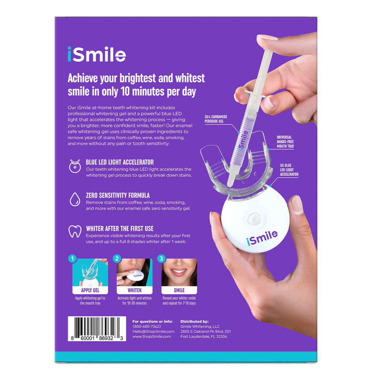 Kit de blanqueamiento dental iSmile - Venta al por mayor