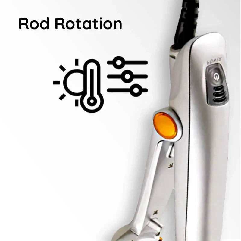 Professionelle 2-in-1 Rotations-Haarbürste