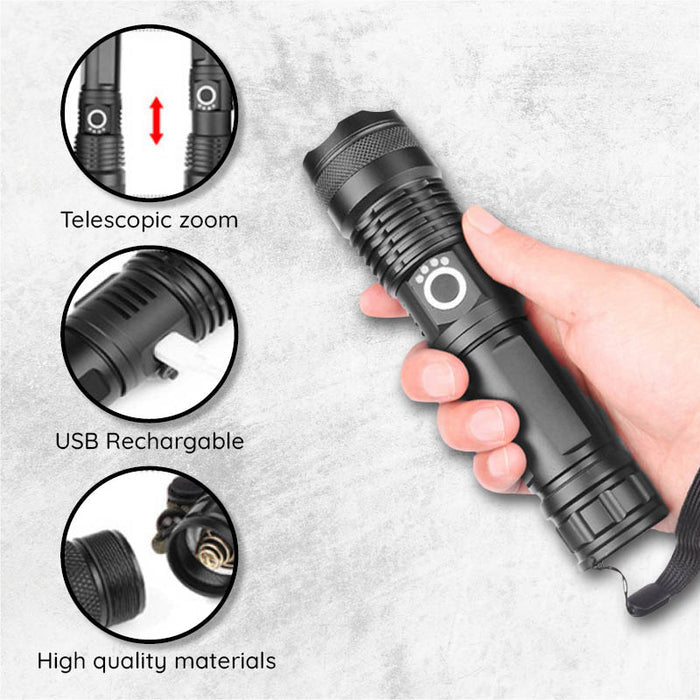 Leistungsstarke USB-Taschenlampe