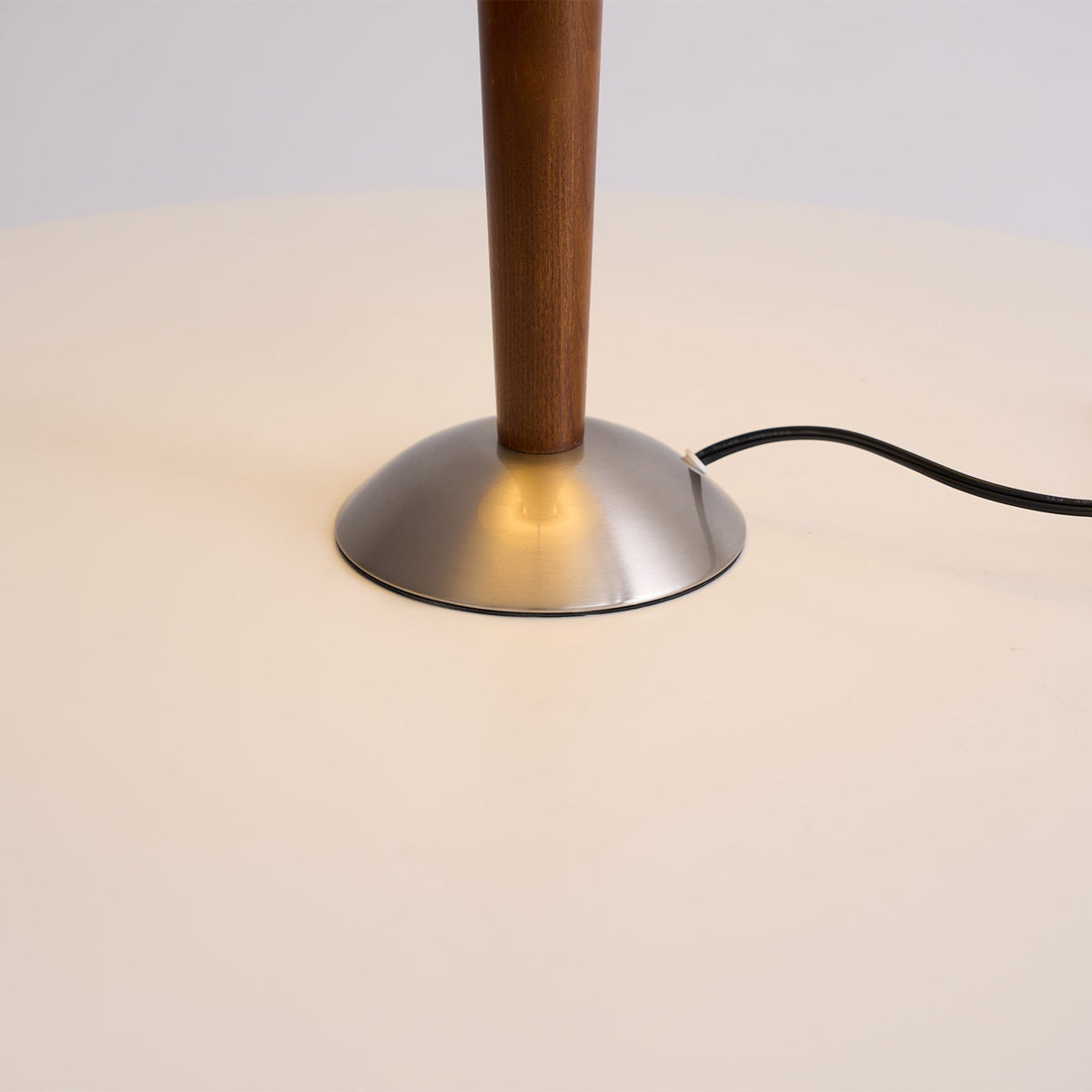 Fabric Shade Table Lamp 17 in for Nightstand & Side Table - Wood Base with E26 Socket for Bedroom Living Room Office Desk Reading Light Mini | Thomler