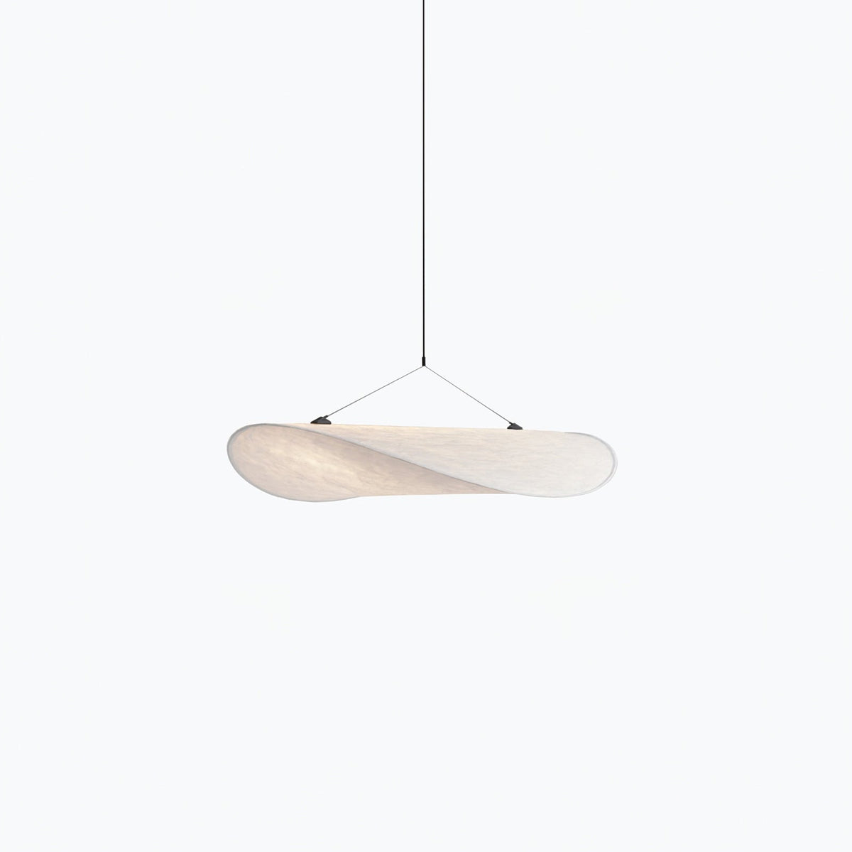 Lámpara colgante de pantalla de papel extragrande con altura ajustable, candelabro contemporáneo para isla de cocina, lámpara de techo para comedor | Thomler