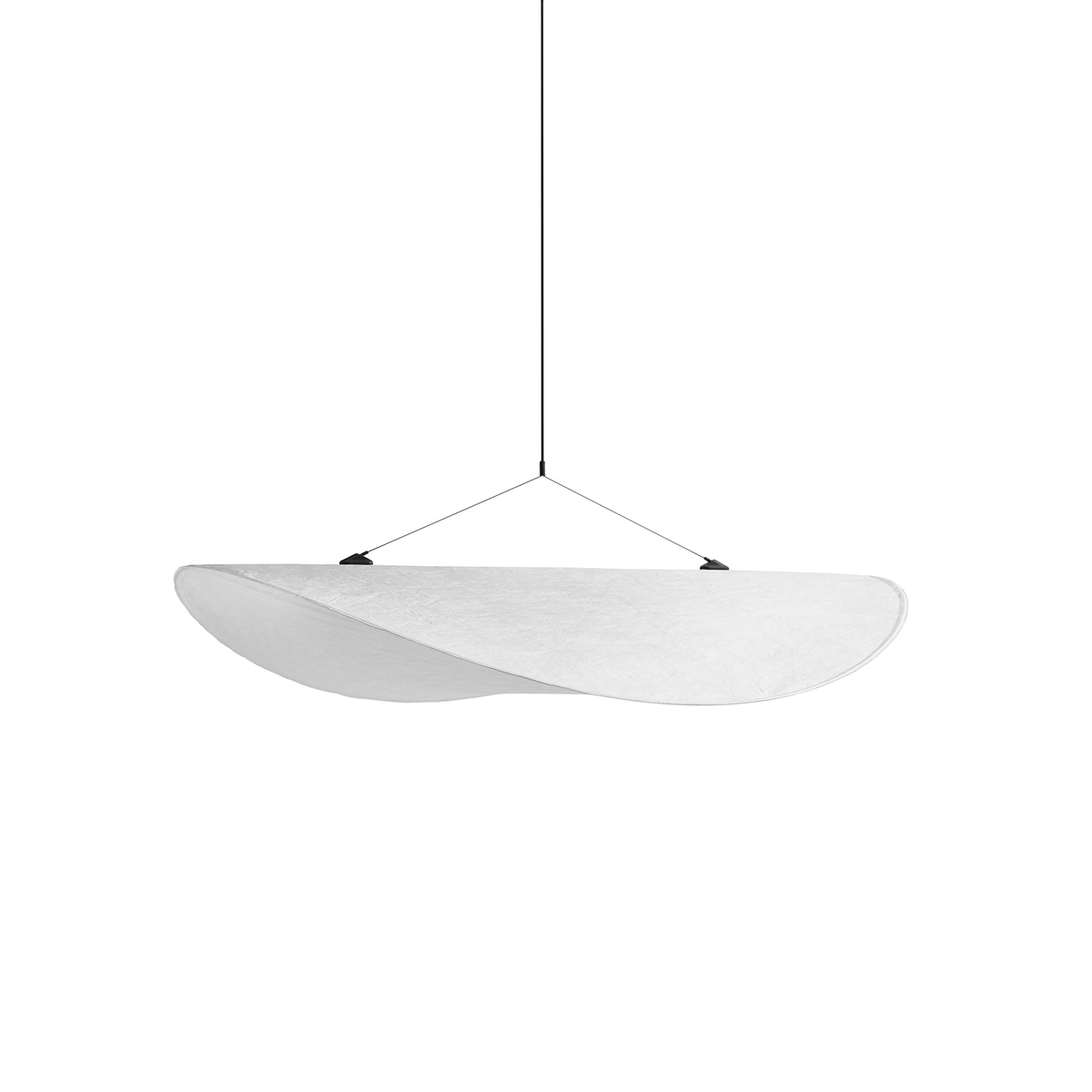 Lámpara colgante de pantalla de papel extragrande con altura ajustable, candelabro contemporáneo para isla de cocina, lámpara de techo para comedor | Thomler