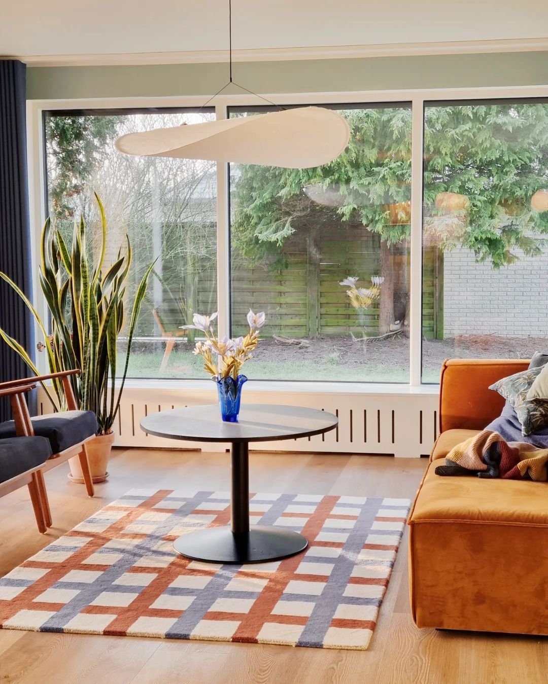 Lámpara colgante de pantalla de papel extragrande con altura ajustable, candelabro contemporáneo para isla de cocina, lámpara de techo para comedor | Thomler