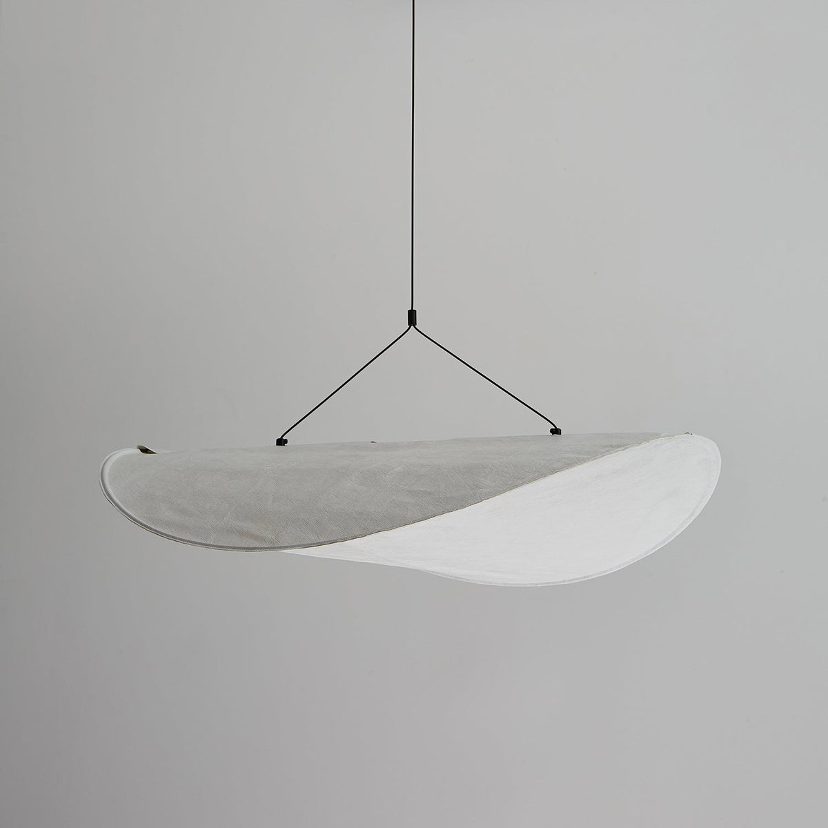 Cloud Paper Ceiling Fixture 24-Inch Hanging Lamp Modern Overhead Lighting for Dining Kitchen Living Room Adjustable Height LED | Thomler
