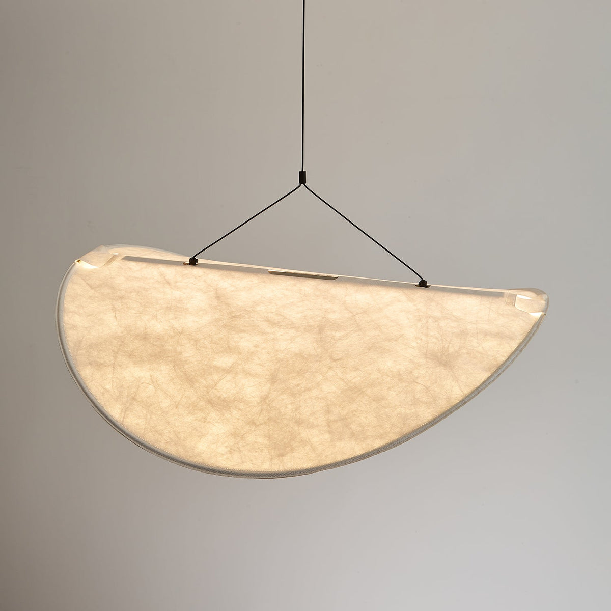 Cloud Paper Ceiling Fixture 24-Inch Hanging Lamp Modern Overhead Lighting for Dining Kitchen Living Room Adjustable Height LED | Thomler