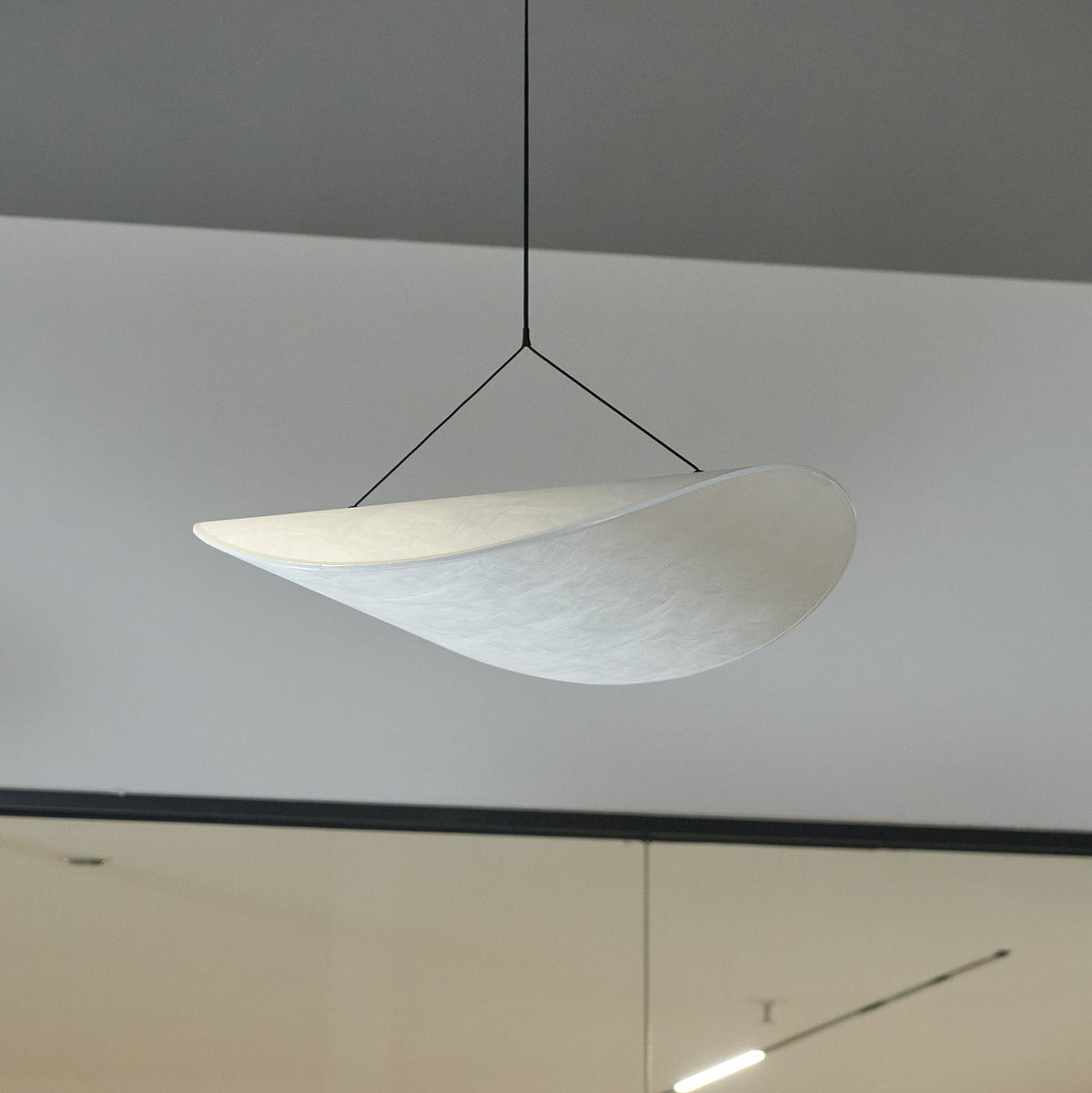 Cloud Paper Ceiling Fixture 24-Inch Hanging Lamp Modern Overhead Lighting for Dining Kitchen Living Room Adjustable Height LED | Thomler
