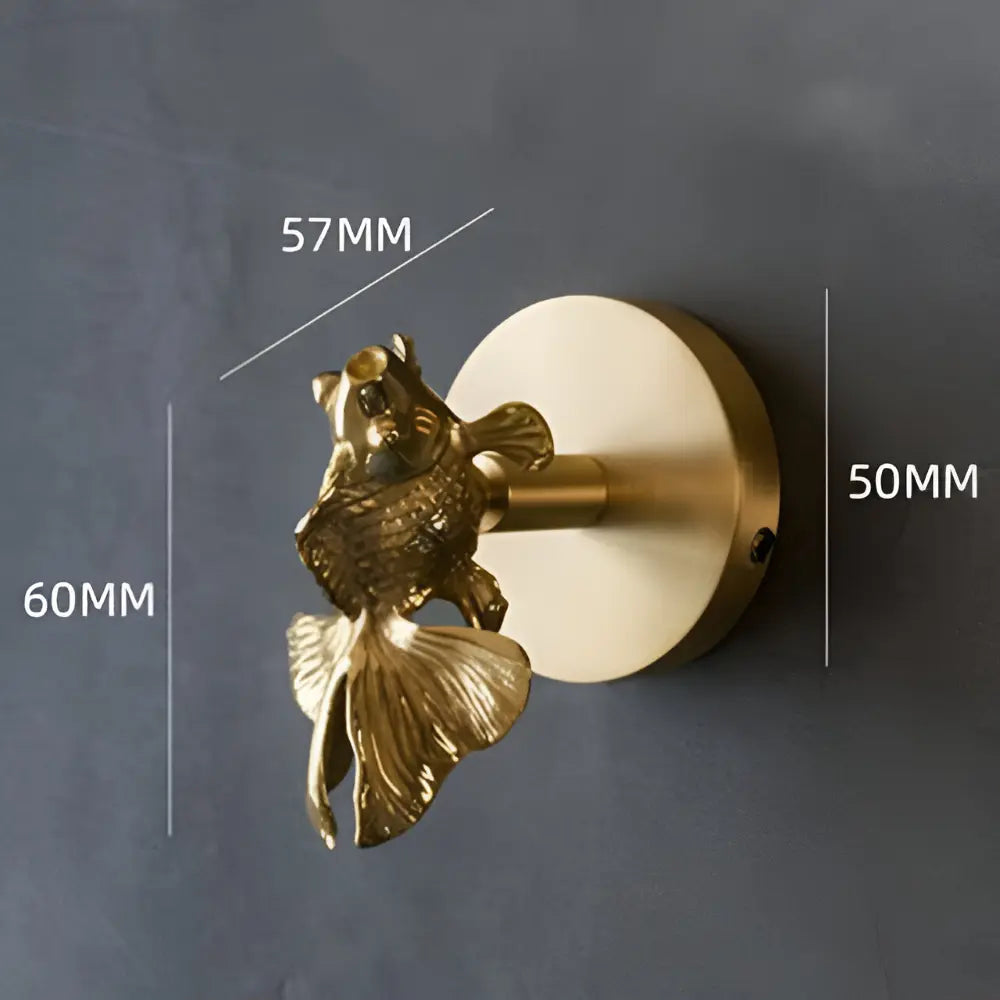 Solid Brass Animal Wall Hook Gold Finish for Coats Hats Bags – Bird Deer Dragonfly Flower Goldfish Rose Decorative Hardware Entryway Bedroom | Thomler