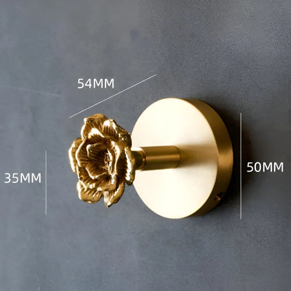 Solid Brass Animal Wall Hook Gold Finish for Coats Hats Bags – Bird Deer Dragonfly Flower Goldfish Rose Decorative Hardware Entryway Bedroom | Thomler