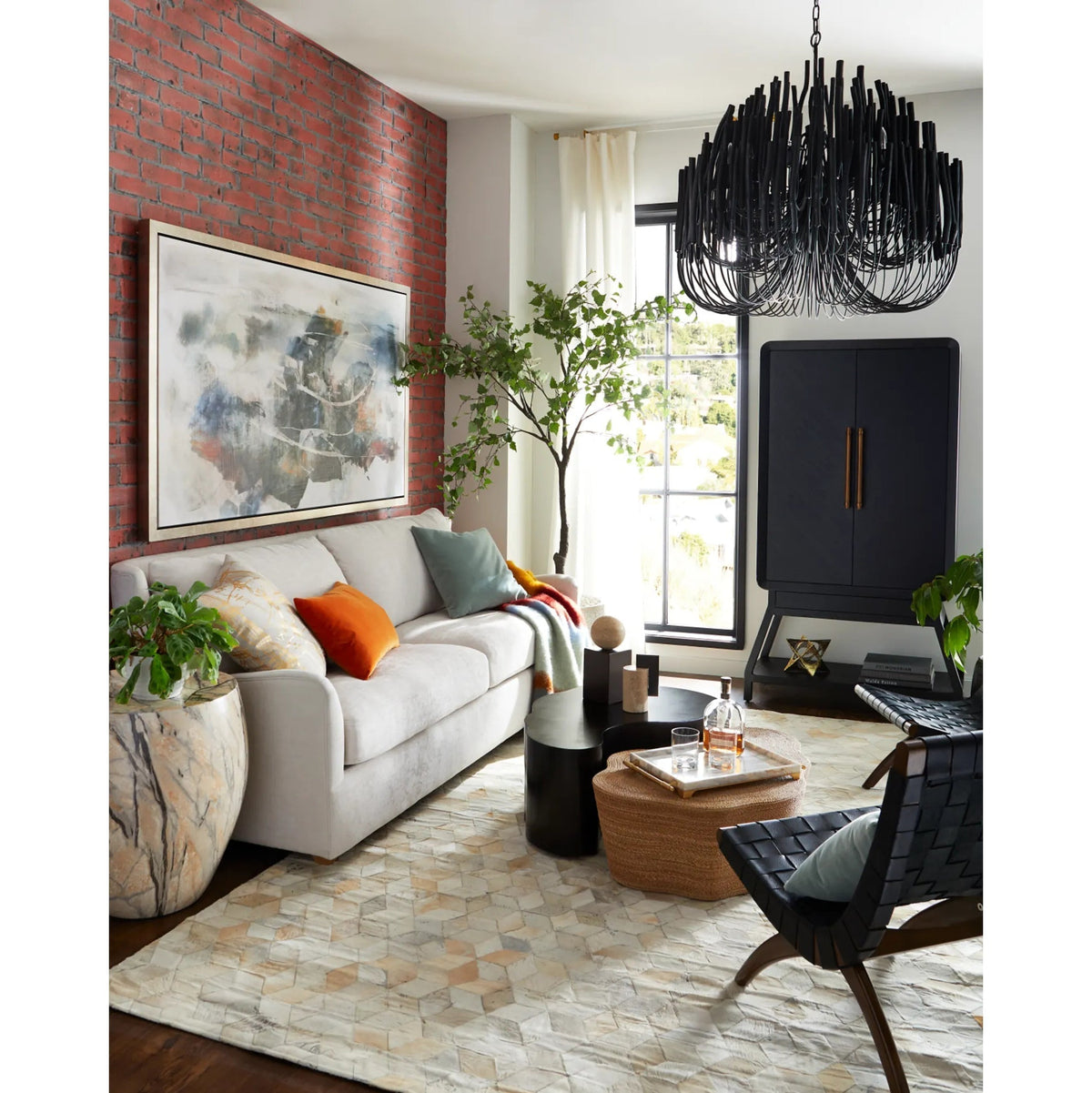 Gelaagde Stick Hanglamp Metalen Constructie Verstelbare Hoogte Eetkamer Entree Hal Modern Plafondverlichting Statement P