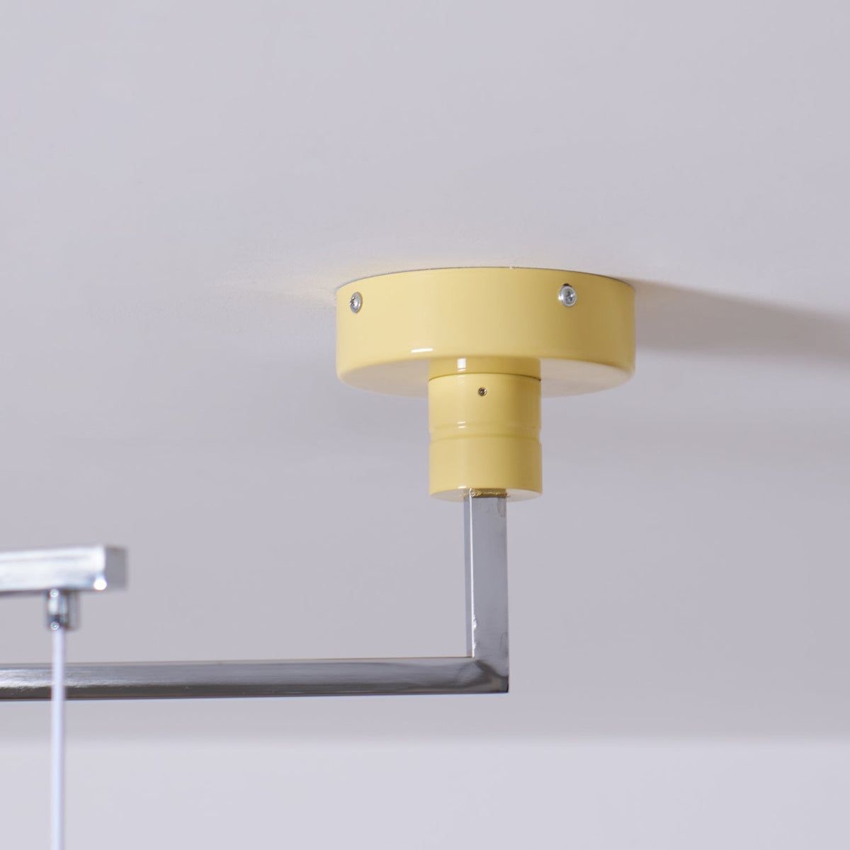 Hangende plafondlamp met acrylplaat, 16 inch, geel, voor kookeiland en eettafel, modern LED-plafondlicht, verstelbaar snoer 59 | Thomler