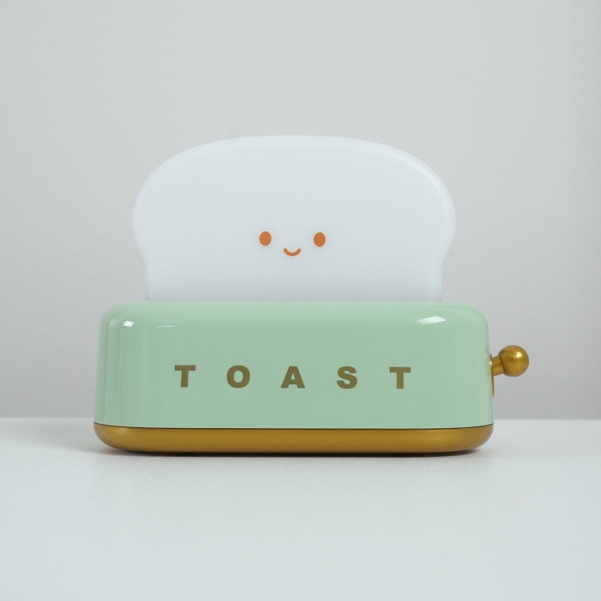 USB-Powered Toaster-Shaped LED Accent Light with Dimmer – 5.3 in Retro Desktop Lamp for Bedroom Nightstand Desk Office Dorm – Warm White Glo | Thomler