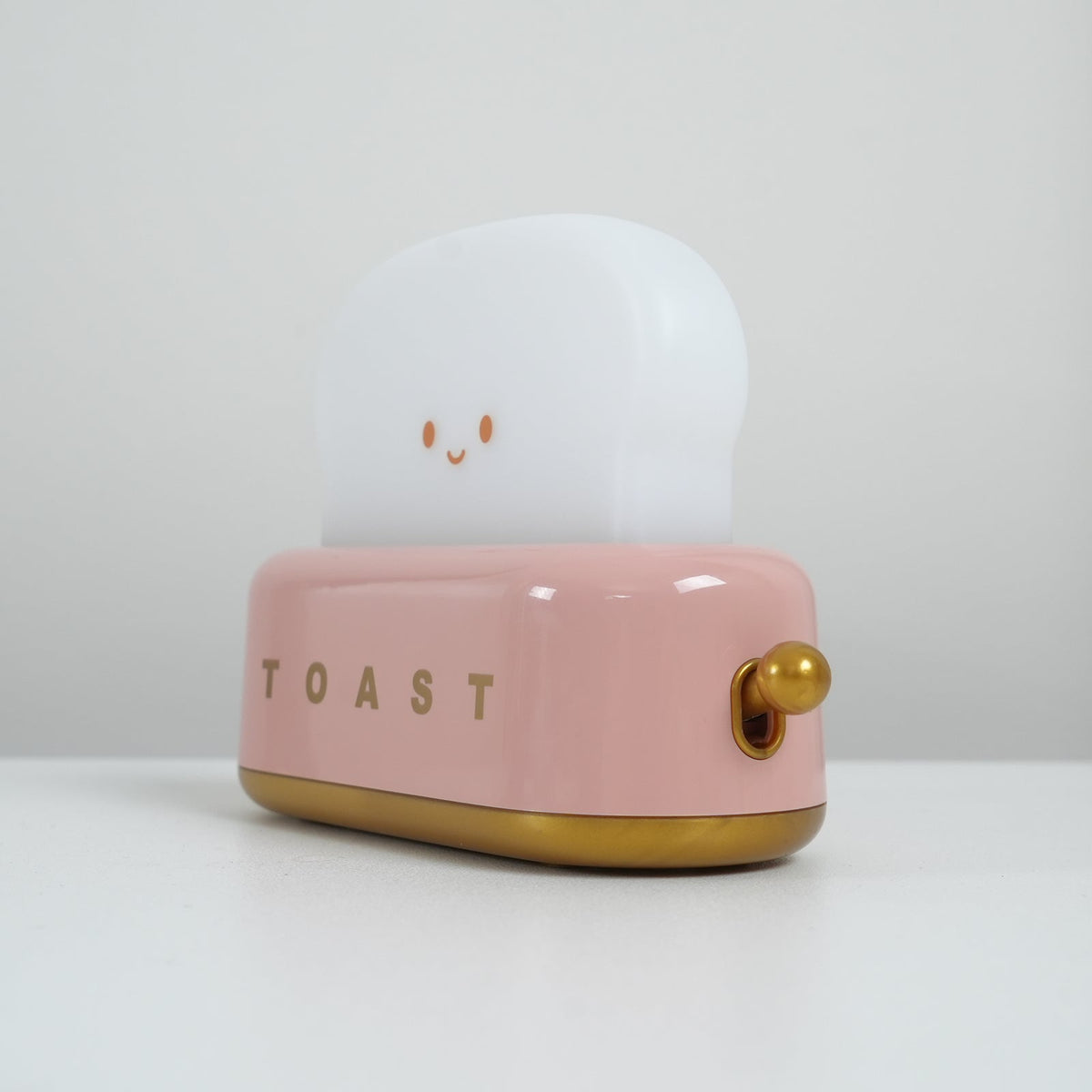 USB-Powered Toaster-Shaped LED Accent Light with Dimmer – 5.3 in Retro Desktop Lamp for Bedroom Nightstand Desk Office Dorm – Warm White Glo | Thomler