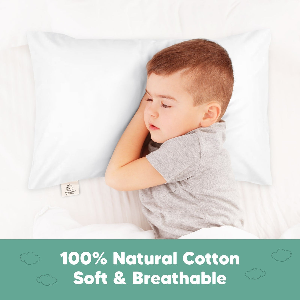 Printed Toddler Pillowcase 13X18"