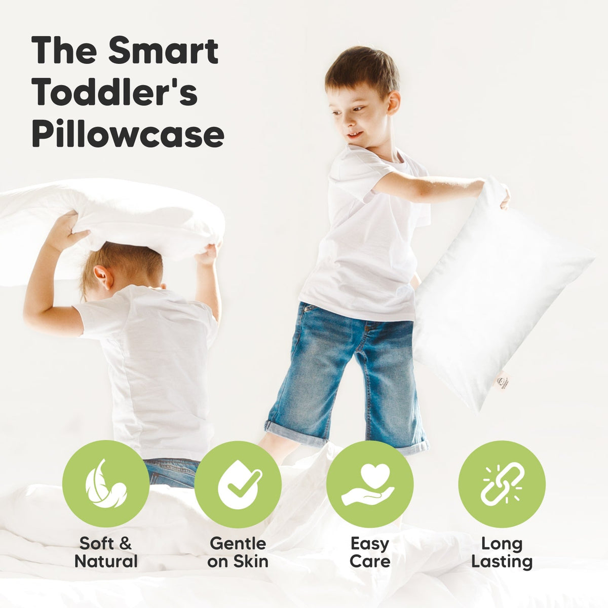 Printed Toddler Pillowcase 13X18"