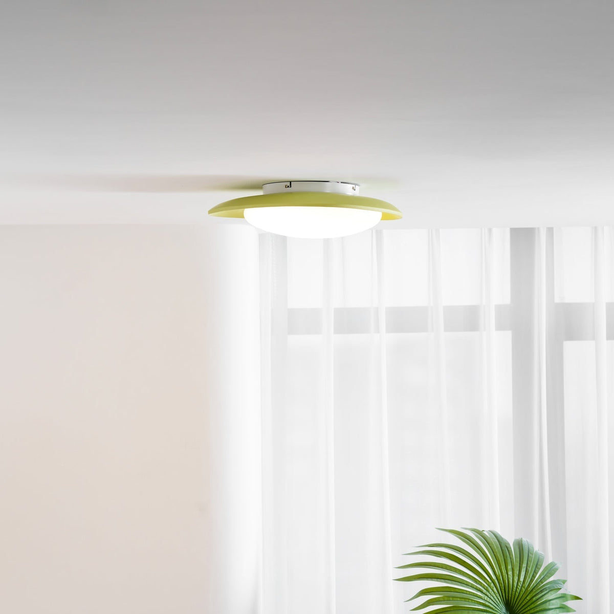 Ovale LED-Deckenleuchte zur Unterputzmontage, 18 Zoll, grünes Harz, für Wohnzimmer, Schlafzimmer, Flur, Ambientebeleuchtung, moderne Wohndekoration | Thomler