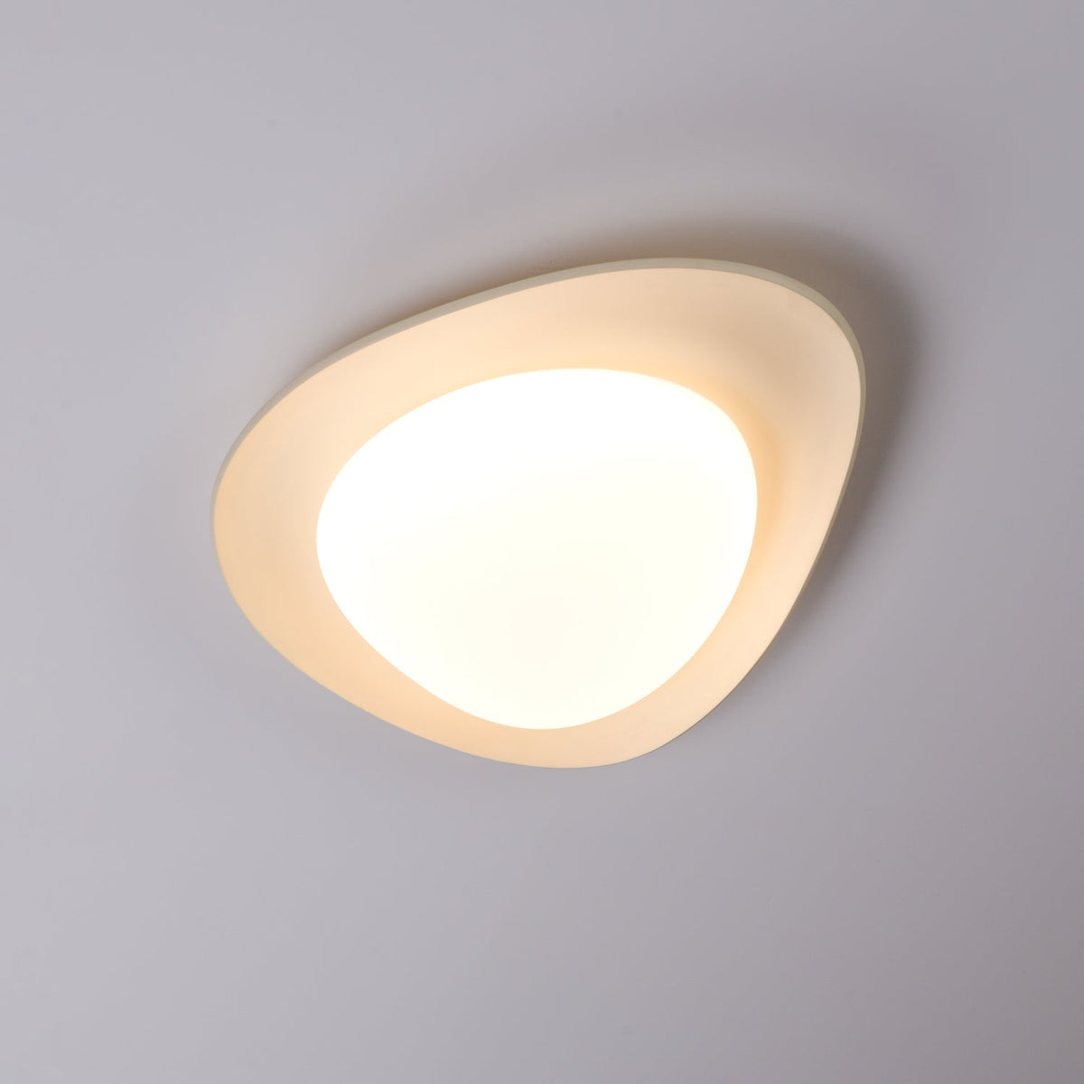 Flush Mount Ceiling Light Botanical Leaf Design Green 16 Inch Adjustable LED for Bedroom Kitchen Dining Room Natural Decor | Thomler