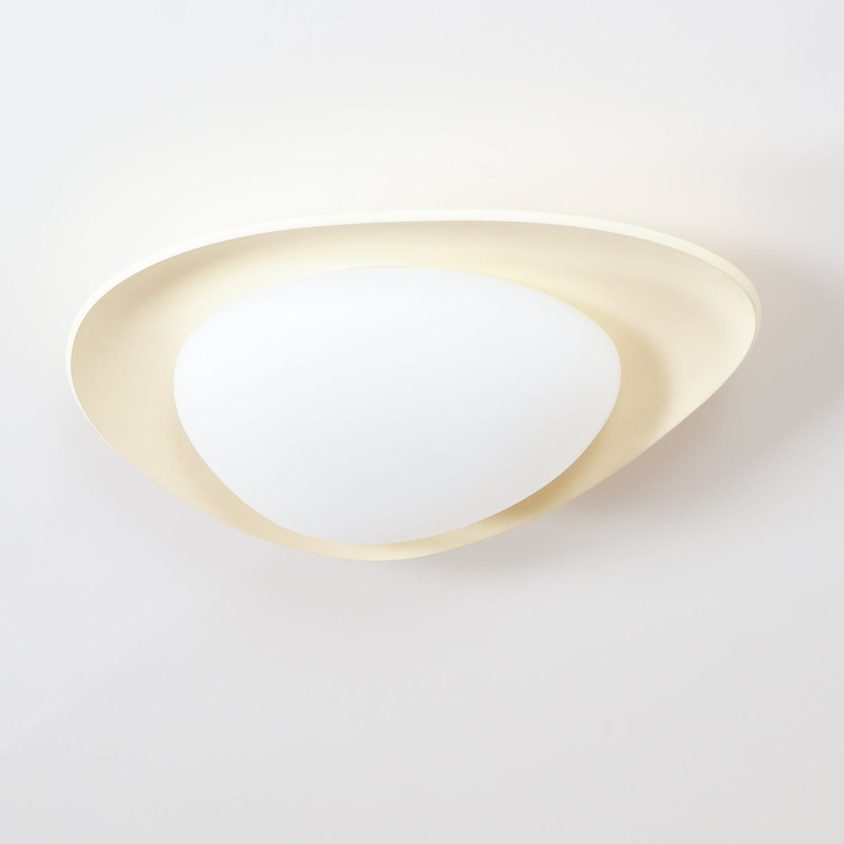 Flush Mount Ceiling Light Botanical Leaf Design Green 16 Inch Adjustable LED for Bedroom Kitchen Dining Room Natural Decor | Thomler