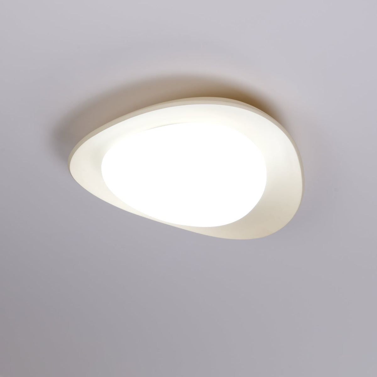 Flush Mount Ceiling Light Botanical Leaf Design Green 16 Inch Adjustable LED for Bedroom Kitchen Dining Room Natural Decor | Thomler