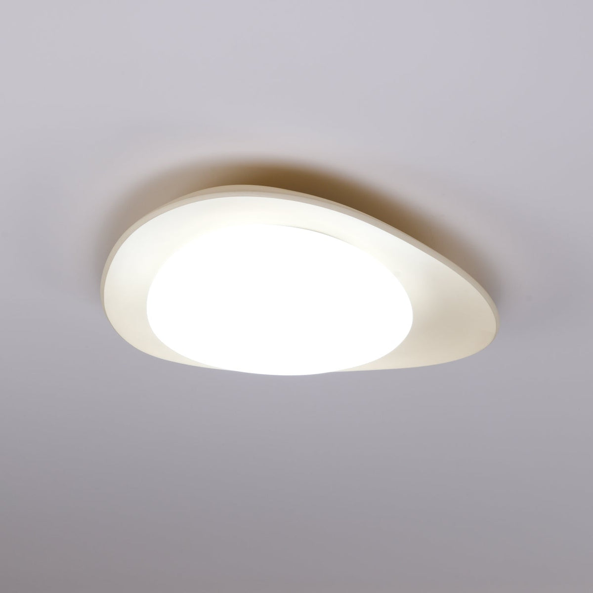 Flush Mount Ceiling Light Botanical Leaf Design Green 16 Inch Adjustable LED for Bedroom Kitchen Dining Room Natural Decor | Thomler