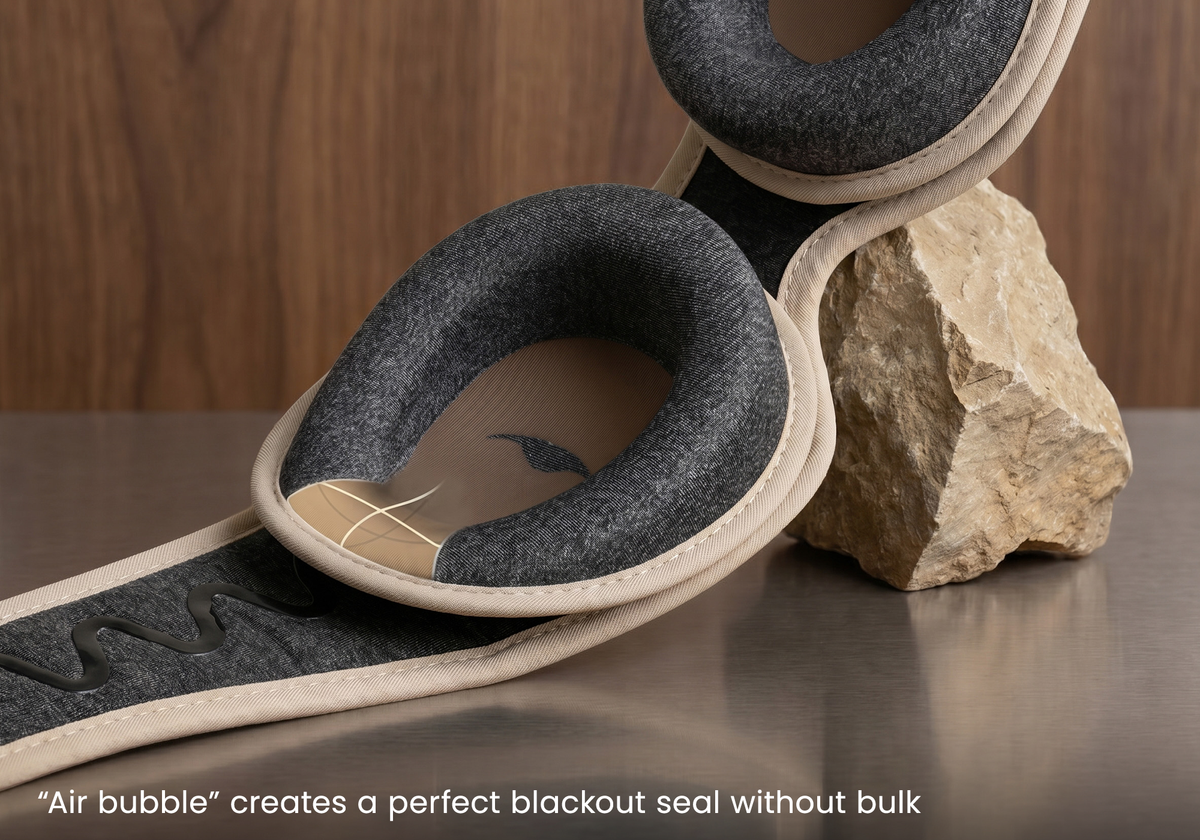 Contoured Blackout Sleep Mask 2-Pack