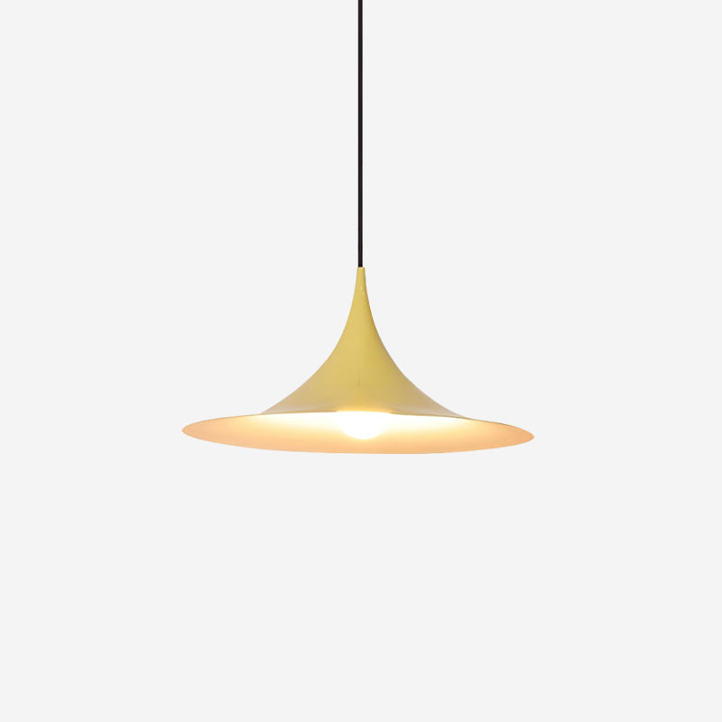 Metal Dome Drop Ceiling Fixture for Kitchen Island & Dining Table – Cord-Adjustable Contemporary Hanging Light with E26 Socket in Black, Whi | Thomler