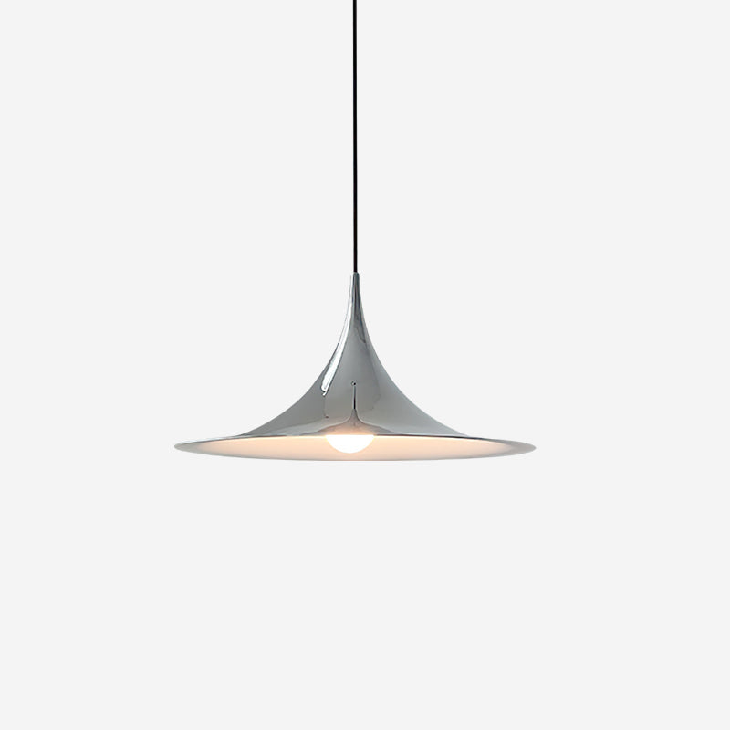 Metal Dome Drop Ceiling Fixture for Kitchen Island & Dining Table – Cord-Adjustable Contemporary Hanging Light with E26 Socket in Black, Whi | Thomler