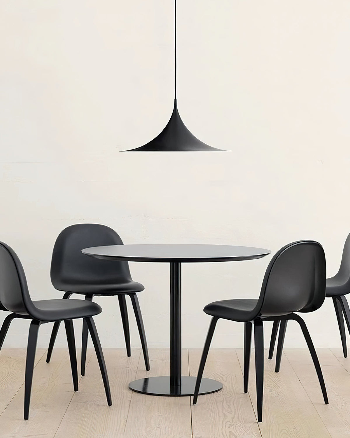 Metal Dome Drop Ceiling Fixture for Kitchen Island & Dining Table – Cord-Adjustable Contemporary Hanging Light with E26 Socket in Black, Whi | Thomler
