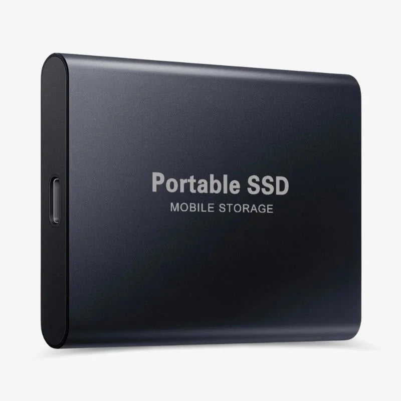 Portable SSD Hard Drive 1TB-30TB USB-C High-Speed Storage for PC Mac Laptop Gaming Console Backup Aluminum Case Shock-Resistant | Thomler