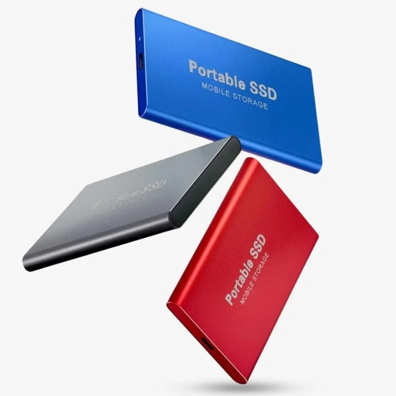 Portable SSD Hard Drive 1TB-30TB USB-C High-Speed Storage for PC Mac Laptop Gaming Console Backup Aluminum Case Shock-Resistant | Thomler
